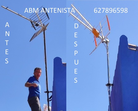 Instalación y sustitución de antenas tdt en Málaga.