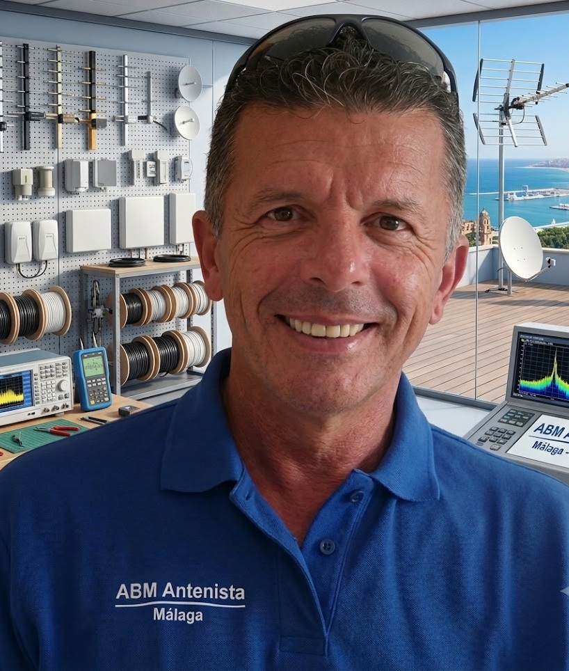 Antonio Badia, instalador de antenas autorizado en Málaga - ABM Antenista.
